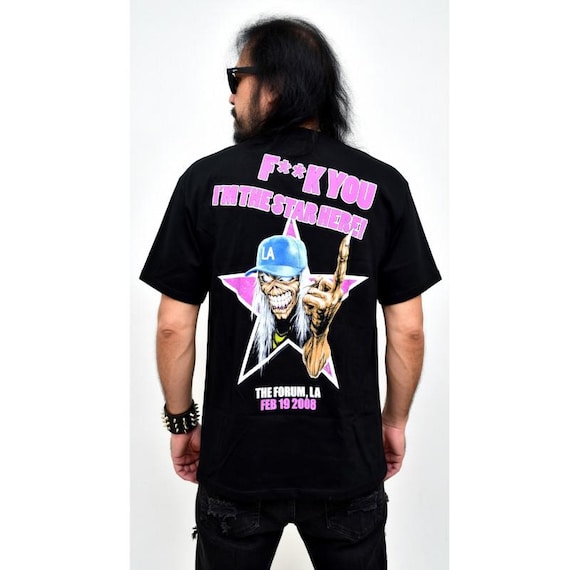 Iron Maiden Shirt Walk of Fame Los Angeles the Forum From
