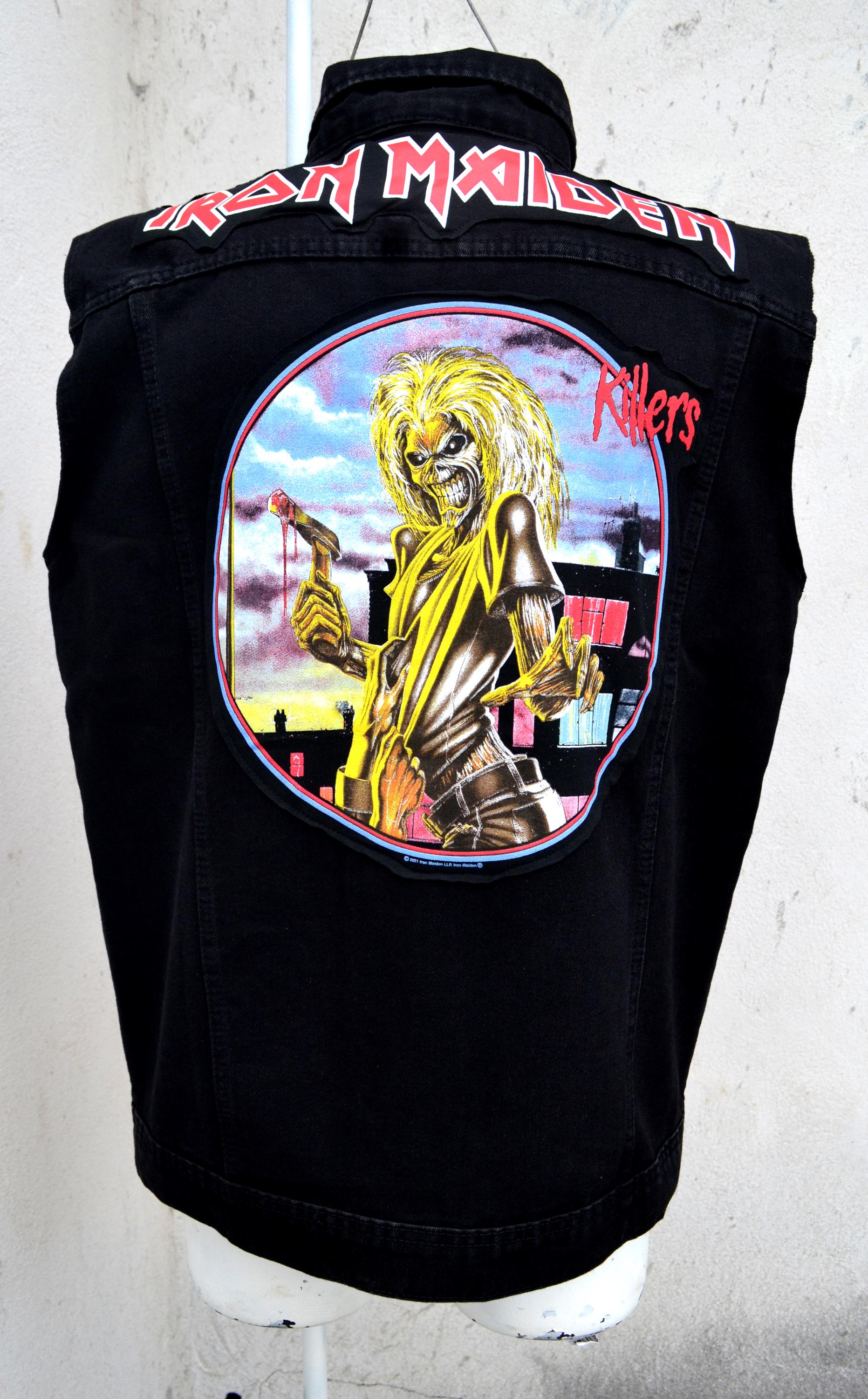 Iron maiden jean jacket - Etsy 日本