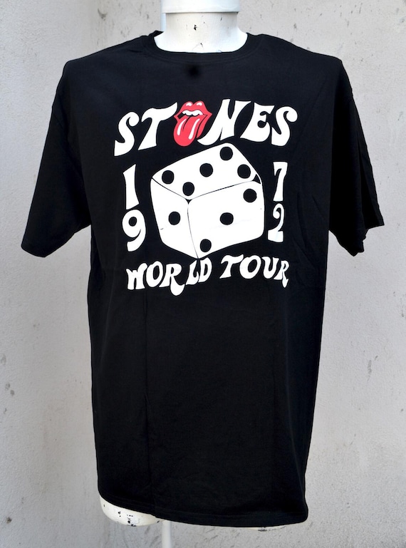 The Rolling Stones Shirt World Tour 1972 Licensed Merch SRSX MXV