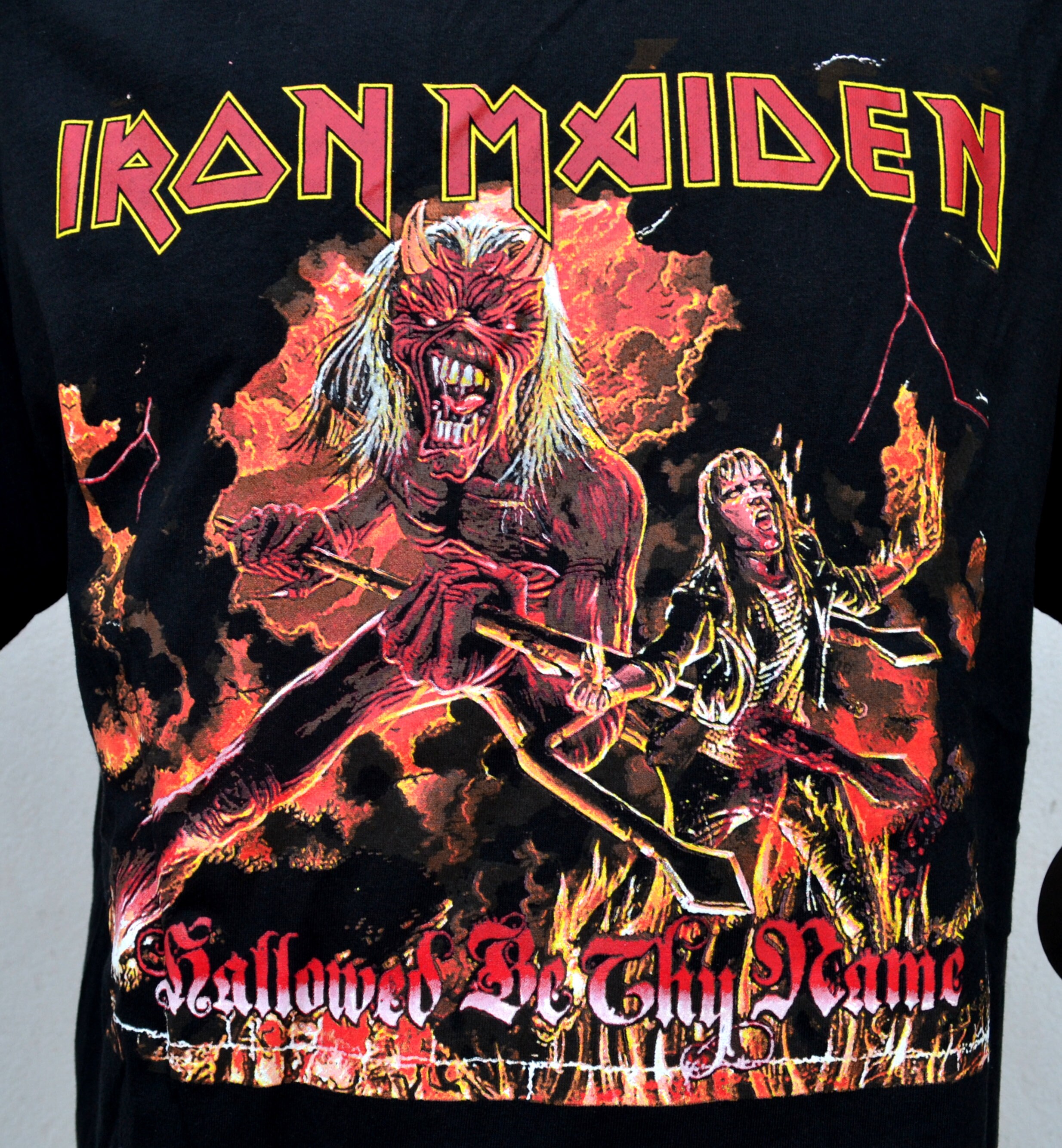 Iron Maiden Shirt Hallowed Be Thy Name Licensed Merch SRSX - Etsy