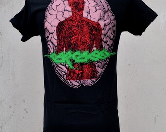 Carcass Shirt Anatomical Head Black Licensed Tee JSR SRSX - Etsy