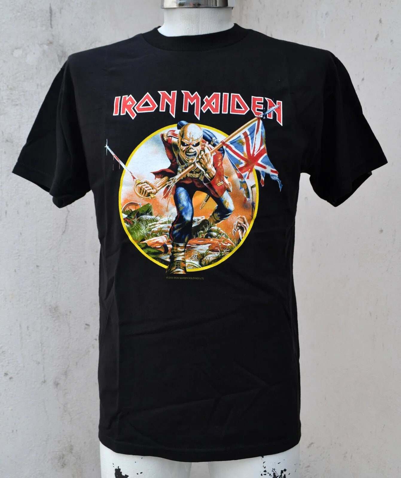 アイアンメイデン(IRON MAIDEN) ワールドツアー 2008 Tシャツ これ、アイアン・メイデンの「Somewhere back in time World