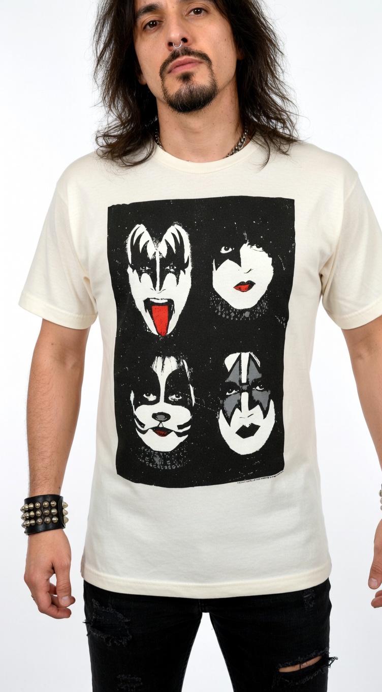 KISS Shirt VIP 2012 Faces Trunk LTD Premium Licensed Tour 2012 New