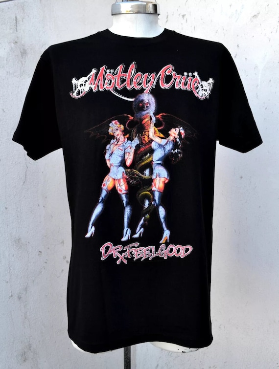 Motley Crue Shirt Dr. Feelgood Tracklist SRSX Licensed New - Etsy
