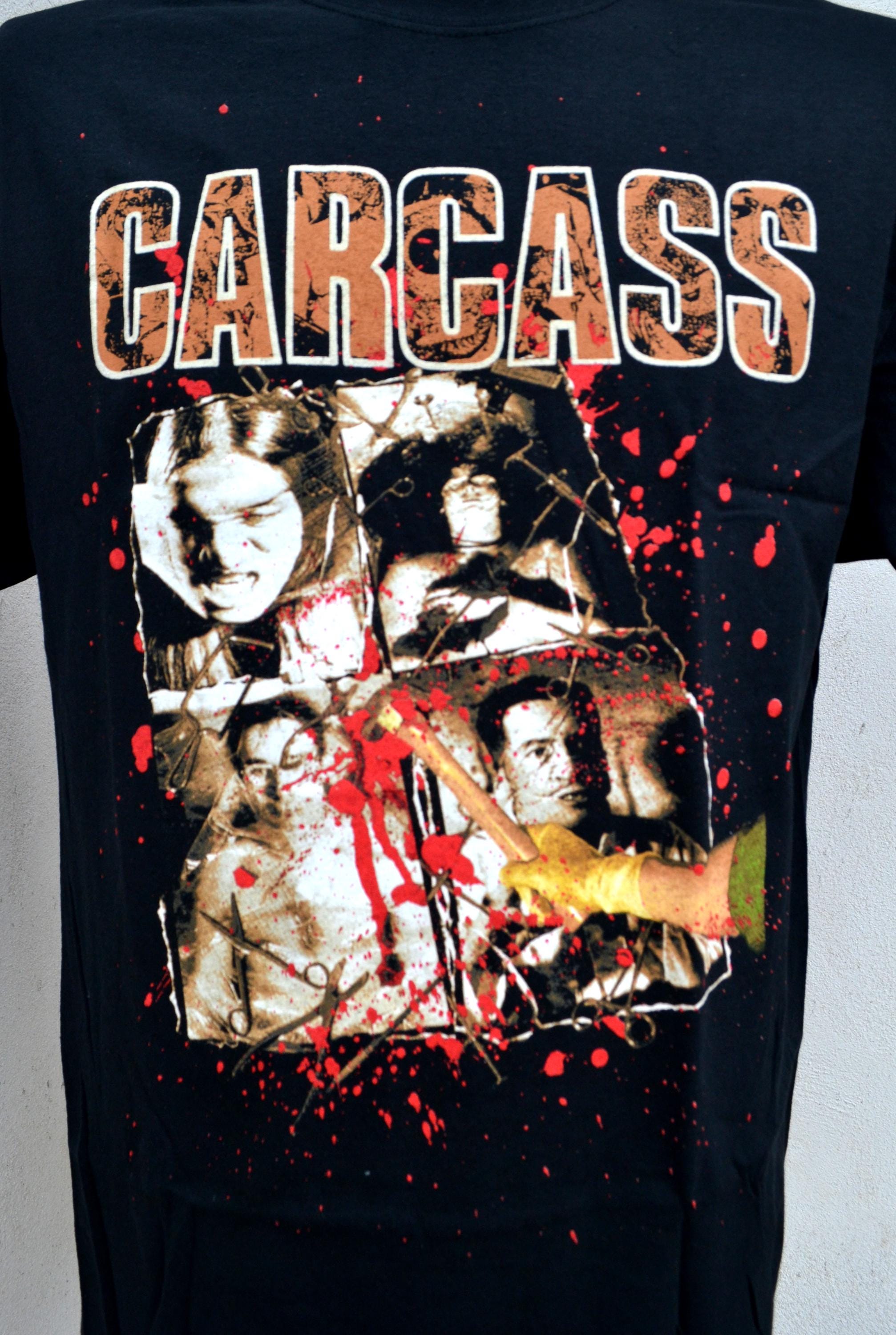 Carcass Shirt Necrotism Licensed JSR Merch SRSX Death Metal Band