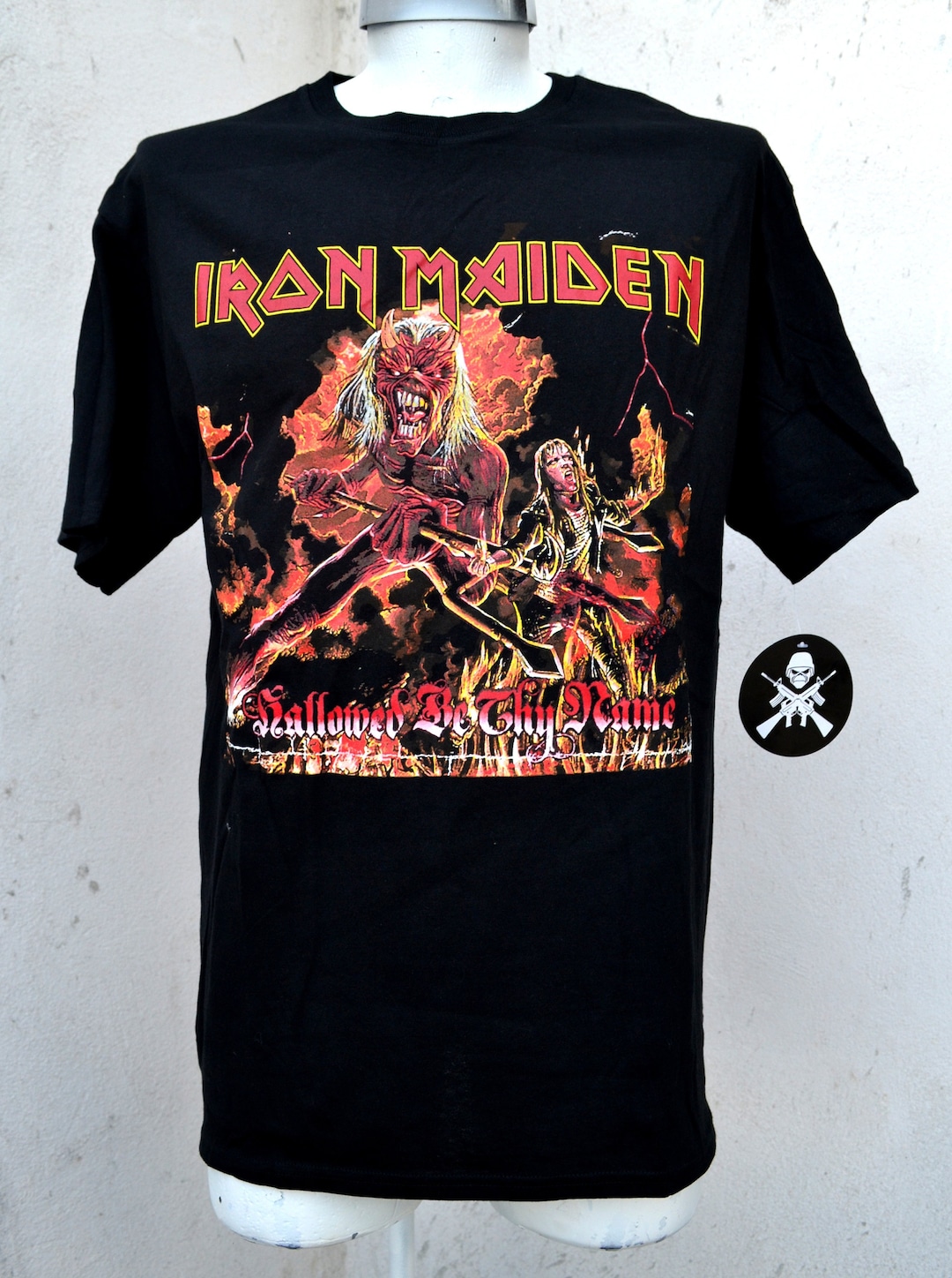 Iron Maiden Shirt Hallowed Be Thy Name Licensed Merch SRSX