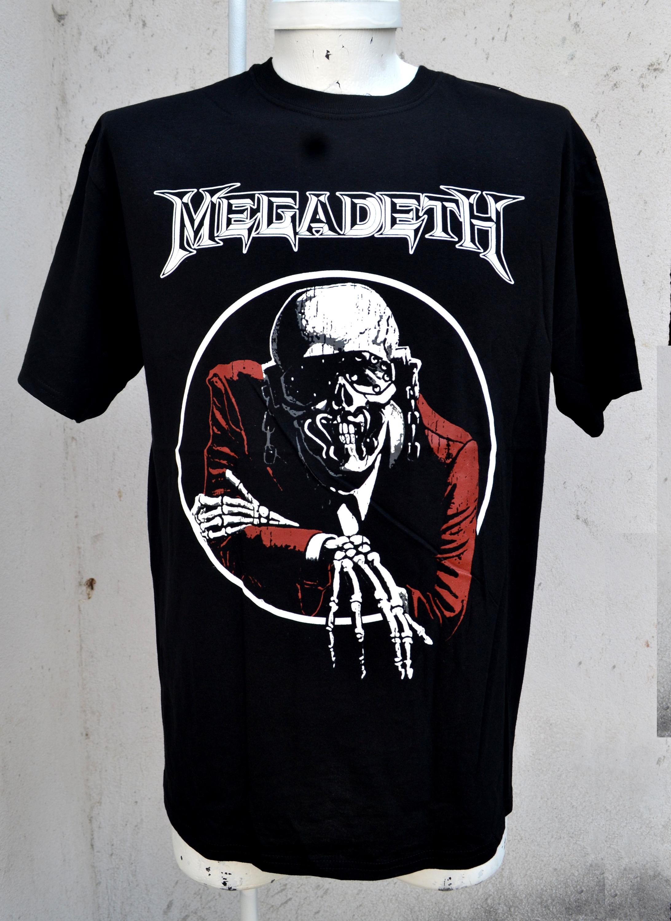Megadeth Rust In Peace Track List Black T-Shirt NEW OFFICIAL