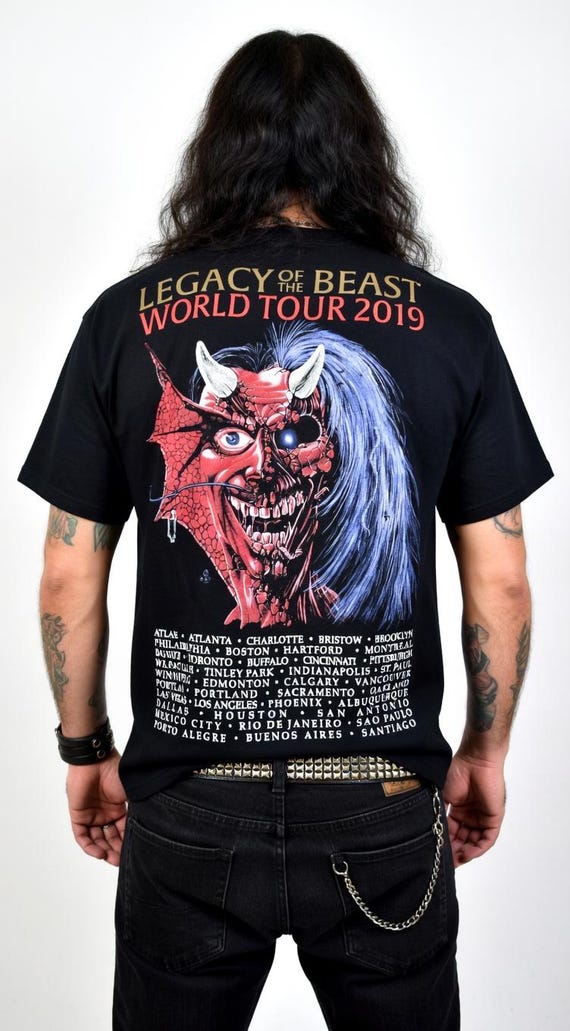 ミュージシャン WE CONTROL TOUR 2019 MEMORIAL PACK Iron Maiden Shirt the Number of the Beast / Purgatory From Legacy