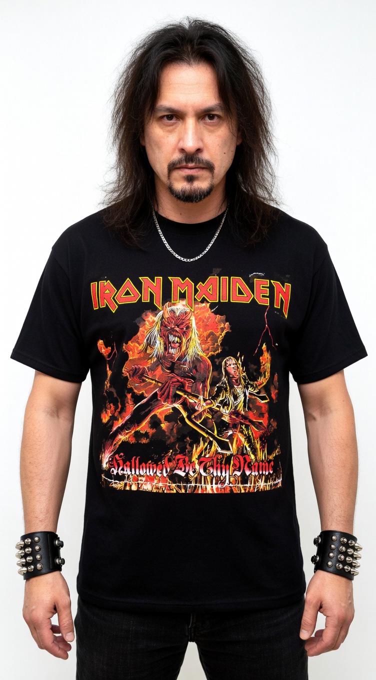 Iron Maiden Shirt Hallowed Be Thy Name Licensed Merch SRSX - Etsy