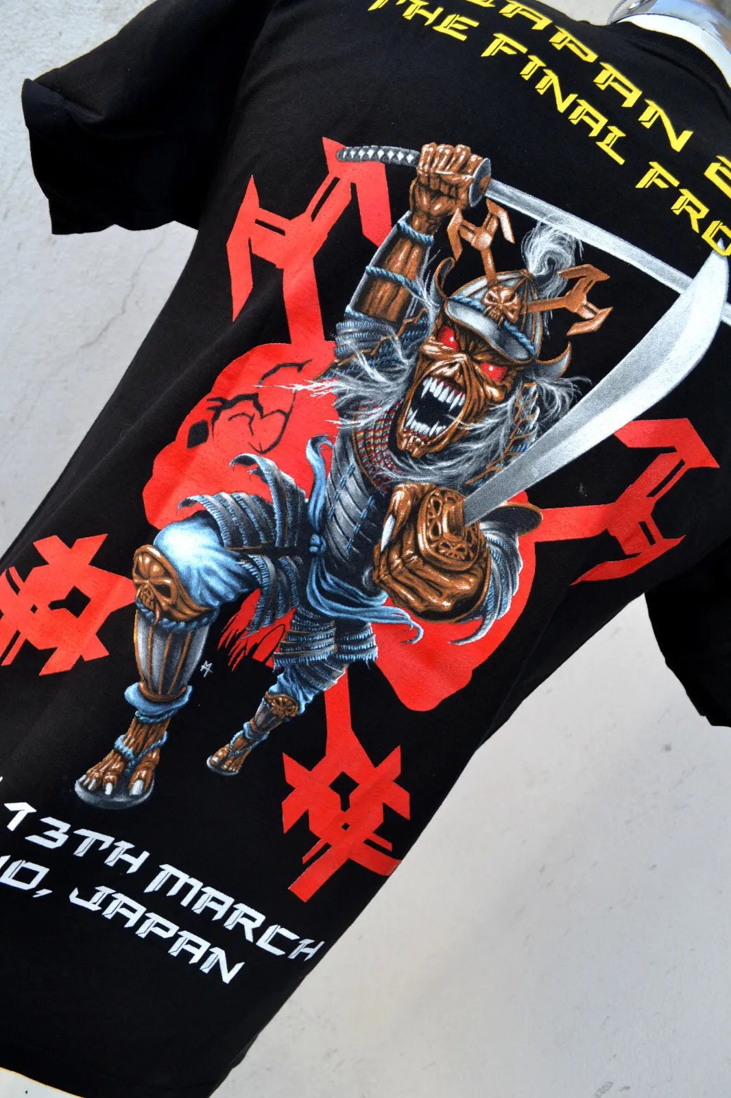 Iron Maiden Shirt the Final Frontier Japan Tour 2011 Samurai VTG
