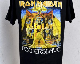 Vintage 80s IRON MAIDEN Powerslave 1984 World Slavery Tour Concert