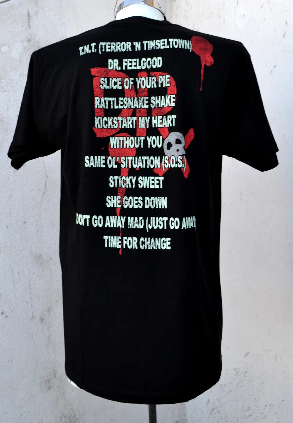 Motley Crue Shirt Dr. Feelgood Tracklist SRSX Licensed New - Etsy