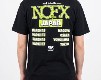 NOFX Shirt Punk in Drublic 40 Years Japan Dates Final Tour 2024