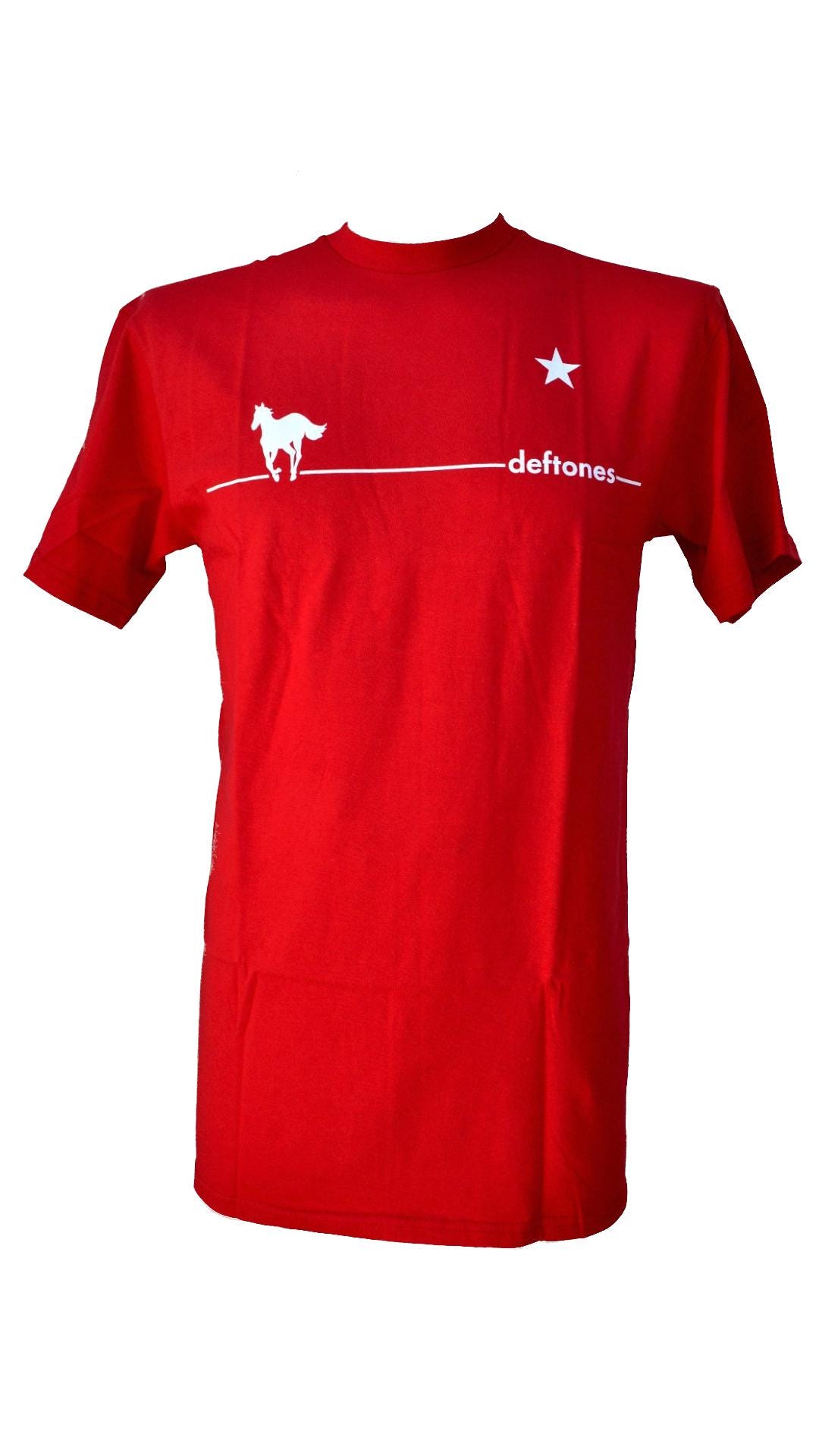 Deftones Slim Fit Shirt White Pony Licensed Merchandise - Etsy