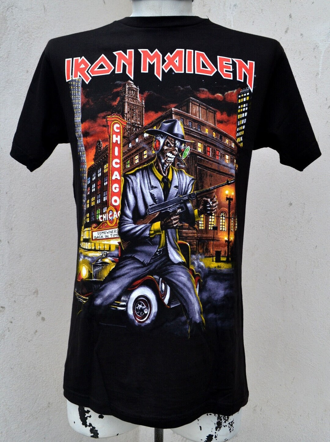 Iron Maiden Shirt the June 11 Chicago Massacre From Somewhere Back