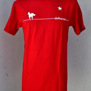 Deftones Slim Fit Shirt White Pony Licensed Merchandise