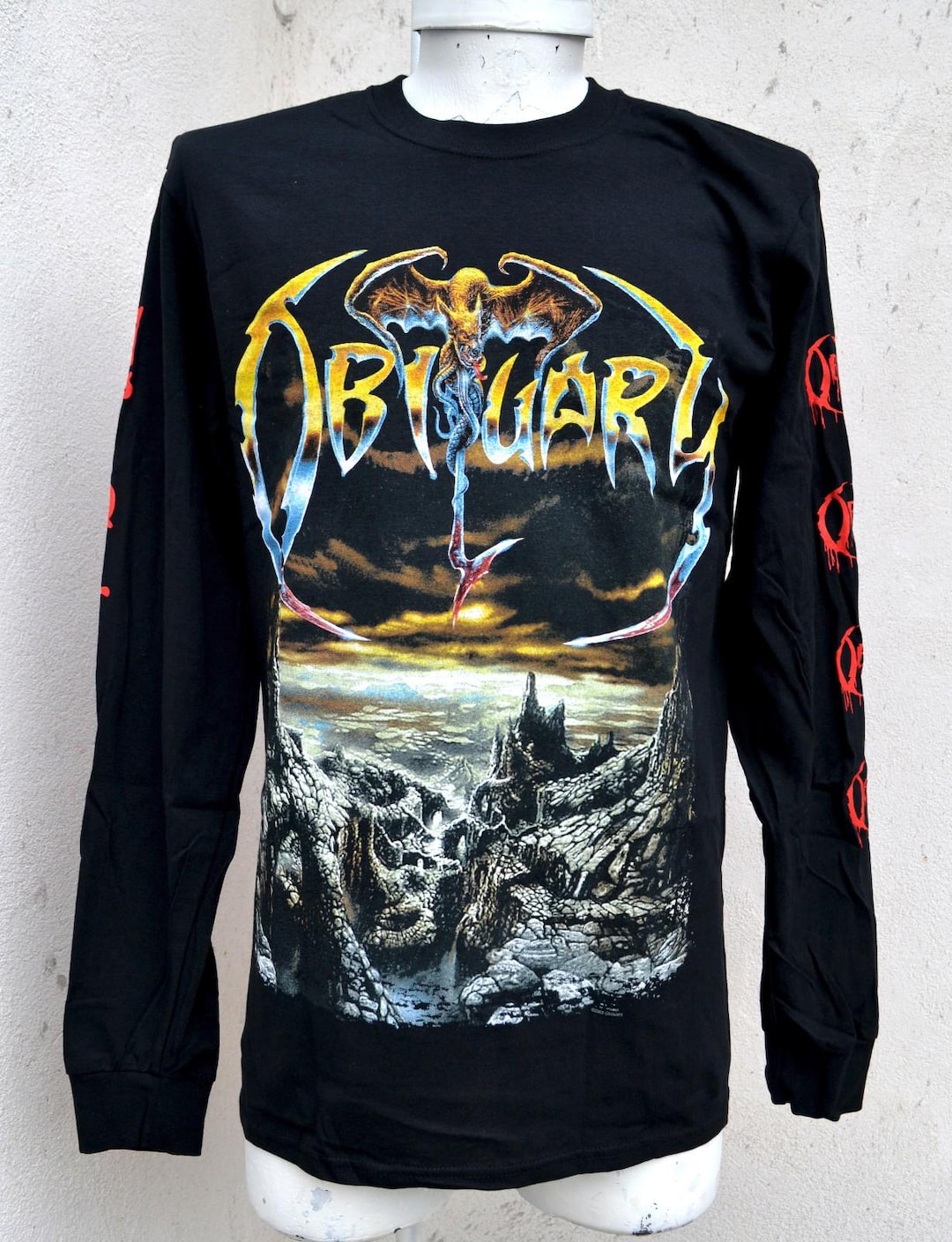 Obituary Shirt the End Complete Long Sleeve Official Merch