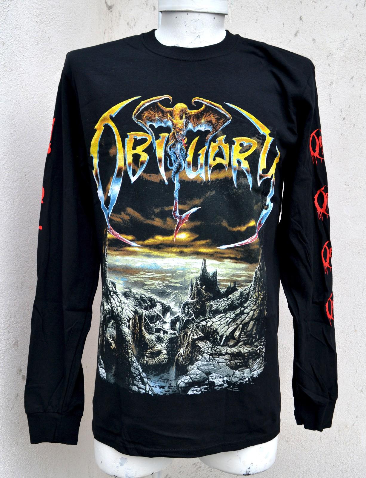 Obituary Shirt the End Complete Long Sleeve Official Merch