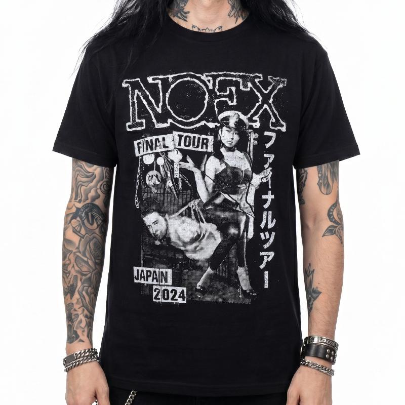 NOFX Shirt Osaka Jail Japan Dates Final Tour 2024 Sz XL Fat Wreck