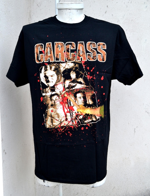 Carcass Shirt Necrotism Licensed JSR Merch SRSX Death Metal Band