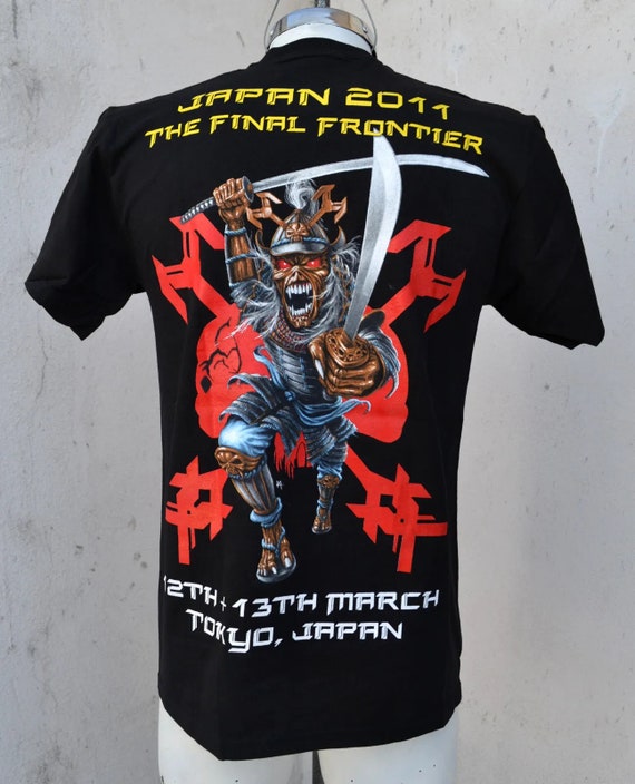 Iron Maiden Senjutsu Graphic Black T-Shirt Eddie Samurai Iron Maiden Senjutsu Graphic Black T-Shirt Eddie Samurai