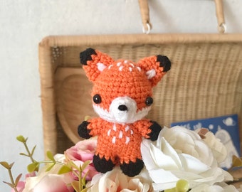 Special Edition - Crocheted Fox Keychain Stuffed Animal Advent Calendar Christmas Gift Crochet Fox Amigurumi Children Adults