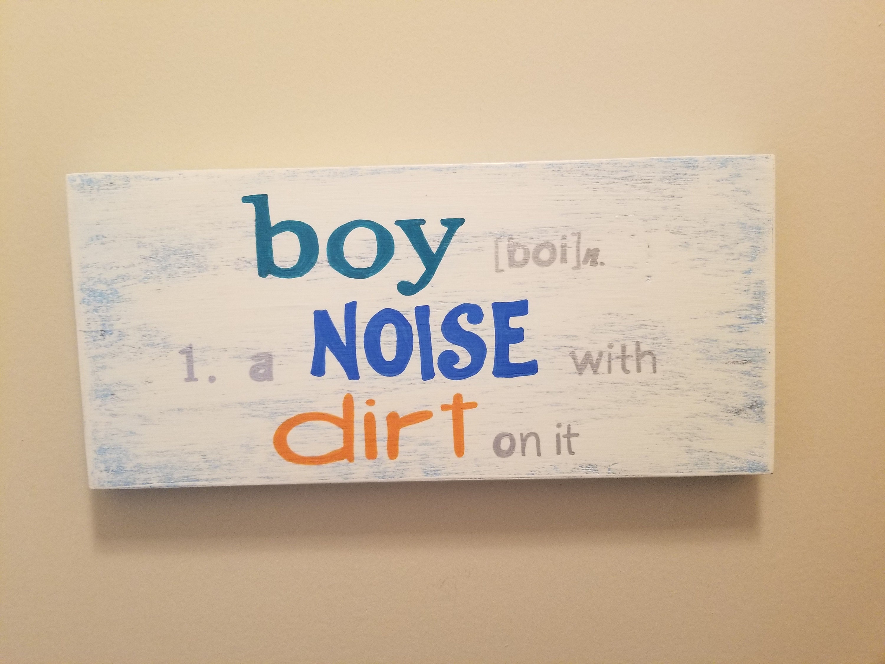 Wooden Boy Definition Sign Boy Sign Baby Nursery Boys Etsy