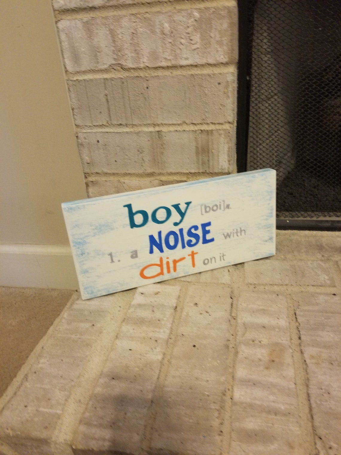 Wooden Boy Definition Sign Boy Sign Baby Nursery Boys Etsy