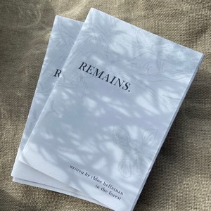 REMAINS Forest Zine Written and Illustrated 8 Page A6 Zine