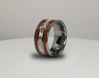 The Covenant Ring, Nauvoo Brick & Salt Lake Temple Granite, Wedding Ring, Anniversary Gift, Mission or Membership Keepsake