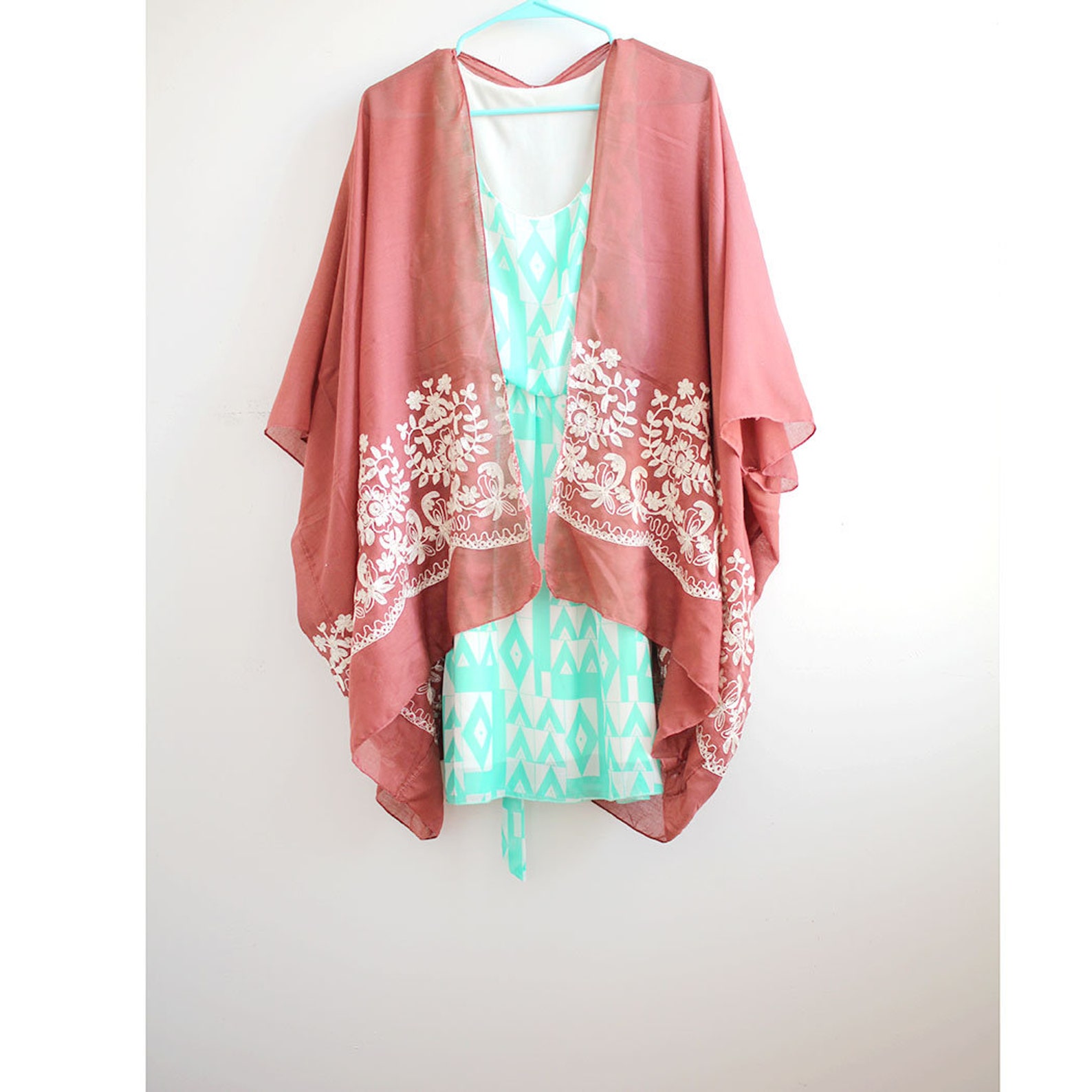 Kimono Daisy Flower Kimono Women Kimono Robe Kimono Etsy