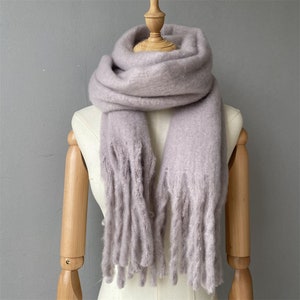 Boho Winter Scarf for Women Cozy Blanket Scarves for Fall Winter Shawl Wrap image 3