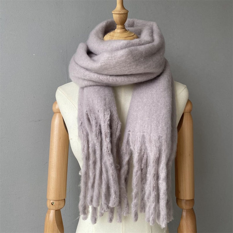 Boho Winter Scarf for Women Cozy Blanket Scarves for Fall Winter Shawl Wrap image 3