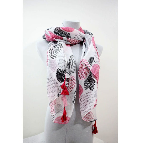 Scarf, scarf for her, Women scarf, scarves for women, Hippie scarf, Sarong, Travel Scarf, Floral Scarf, boho scarf, bohemian scarf, circle