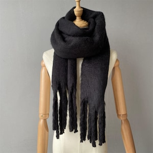 Boho Winter Scarf for Women Cozy Blanket Scarves for Fall Winter Shawl ...