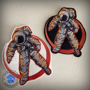 Astronaut SEW ON space age patch galaxy patches for jackets cute funny patch applique sweatshirts jeans denim bags