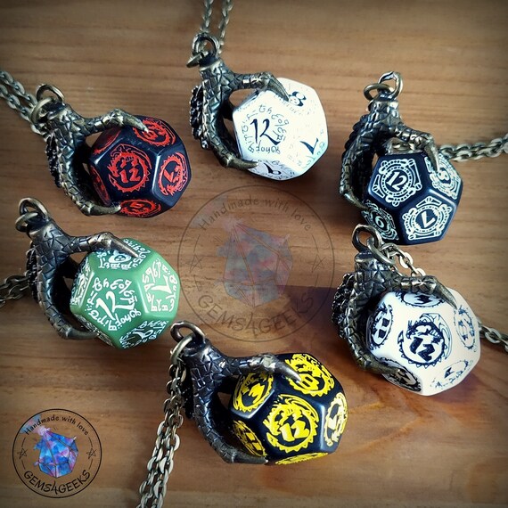 D20 Necklace Dungeons and Dragons Dungeon Master Gift D20 Jewelry