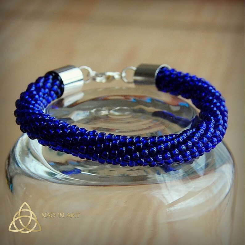 Boho bracelet Blue Bridesmaid jewelry gift set
