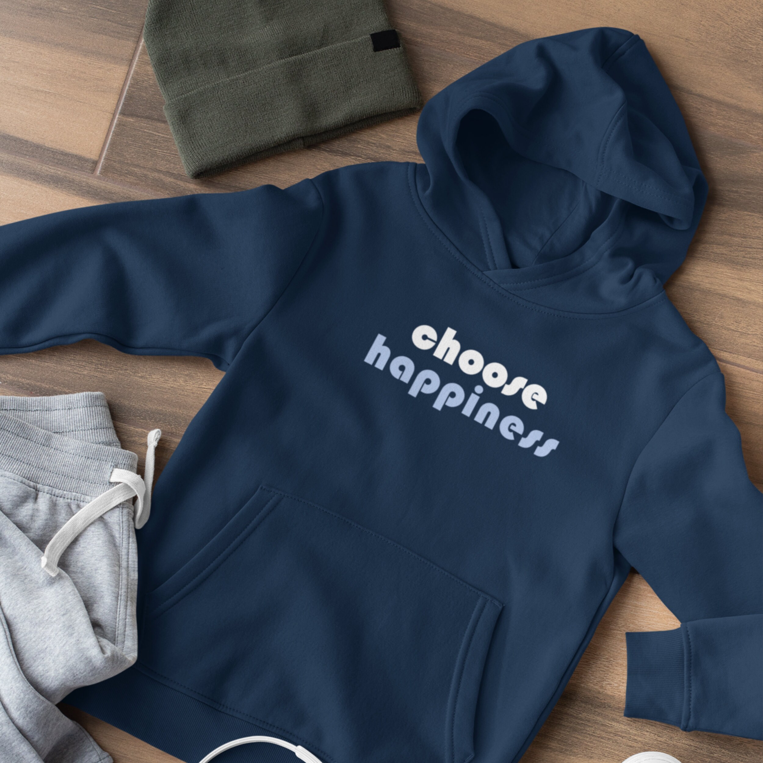 Choose Happiness Hoodie Unisex Hooded Sweatshirt Be Happy | Etsy