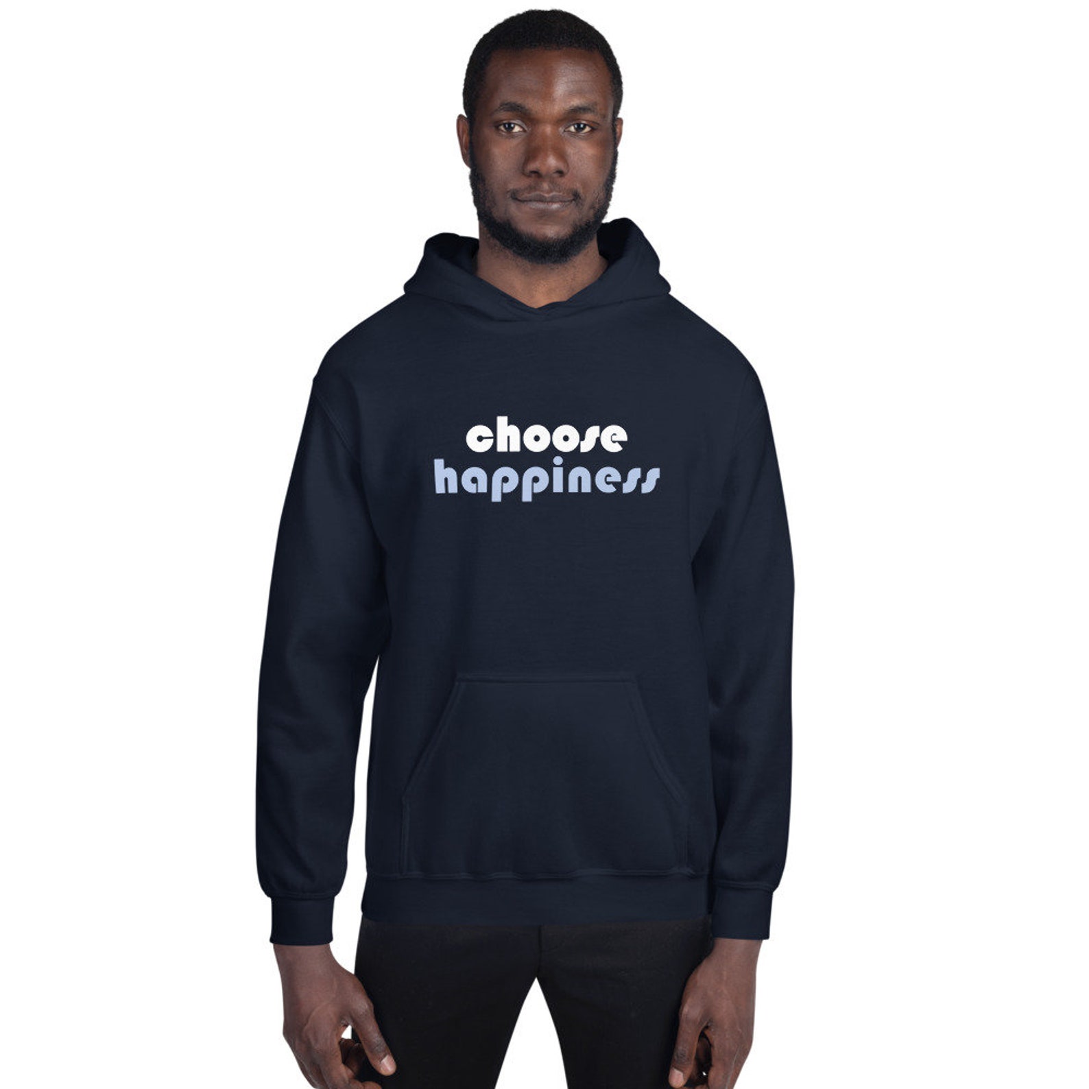Choose Happiness Hoodie Unisex Hooded Sweatshirt Be Happy | Etsy