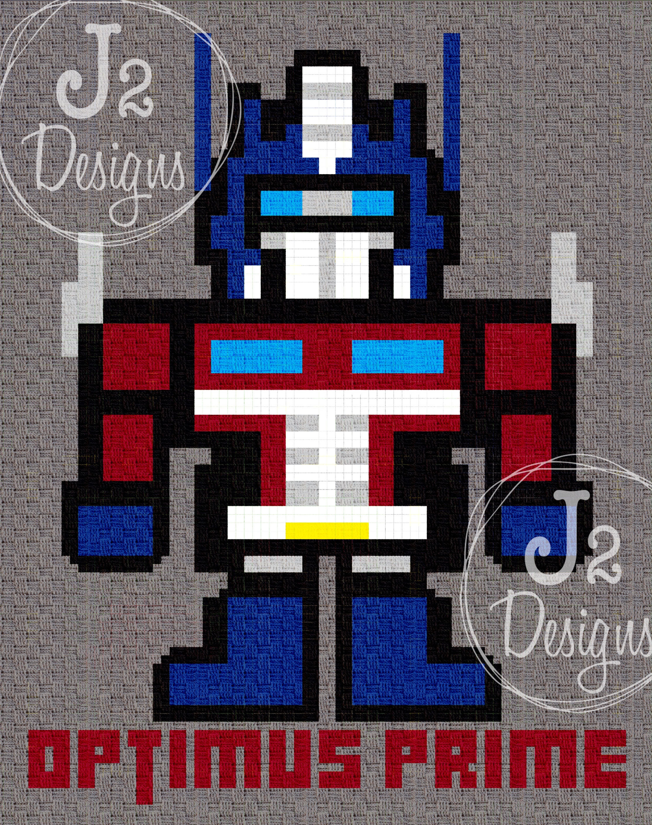 Transformers Inspired Optimus Prim C2C Pattern 2 Sizes Included Baby ...