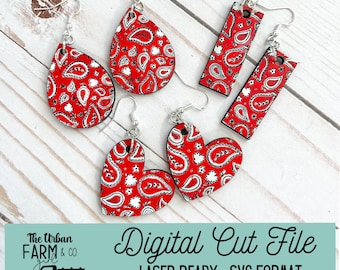 Bandana Earring SVG File