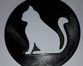 Plantilla de café de gato para decorar capuchino o latte macchiato