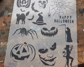 Plantilla de aerógrafo para Halloween