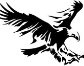 Airbrush stencil paint stencil DIN A4 Eagle laser cut