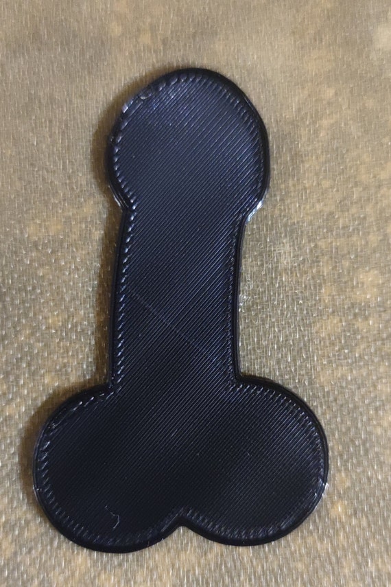 Schlüsselring 25mm incl. Einkaufswagenchip Chip lustiges Gadget Geschenk Penis