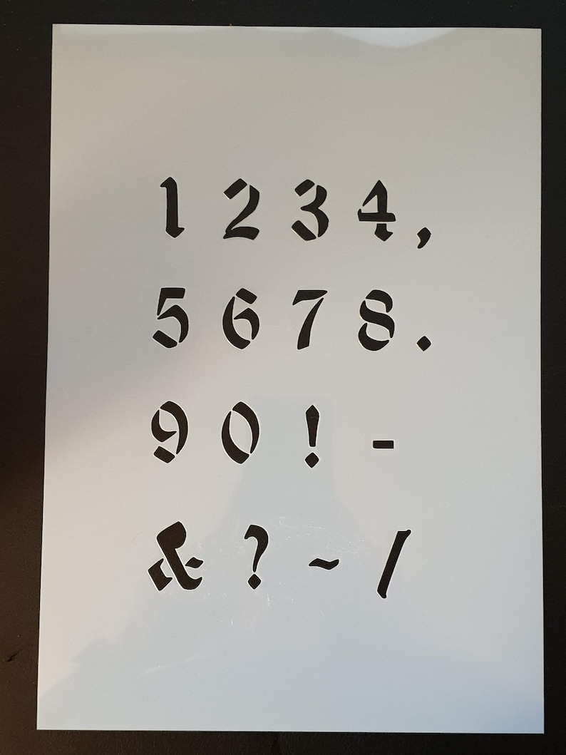Letters template Old written form