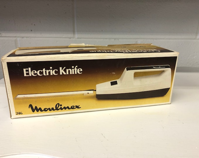 Vintage 1970s Moulinex Electric Knife Type 246 Etsy