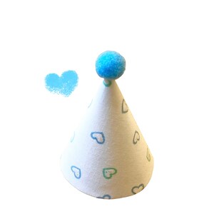Tiny Hearts First Birthday Hat Pet 