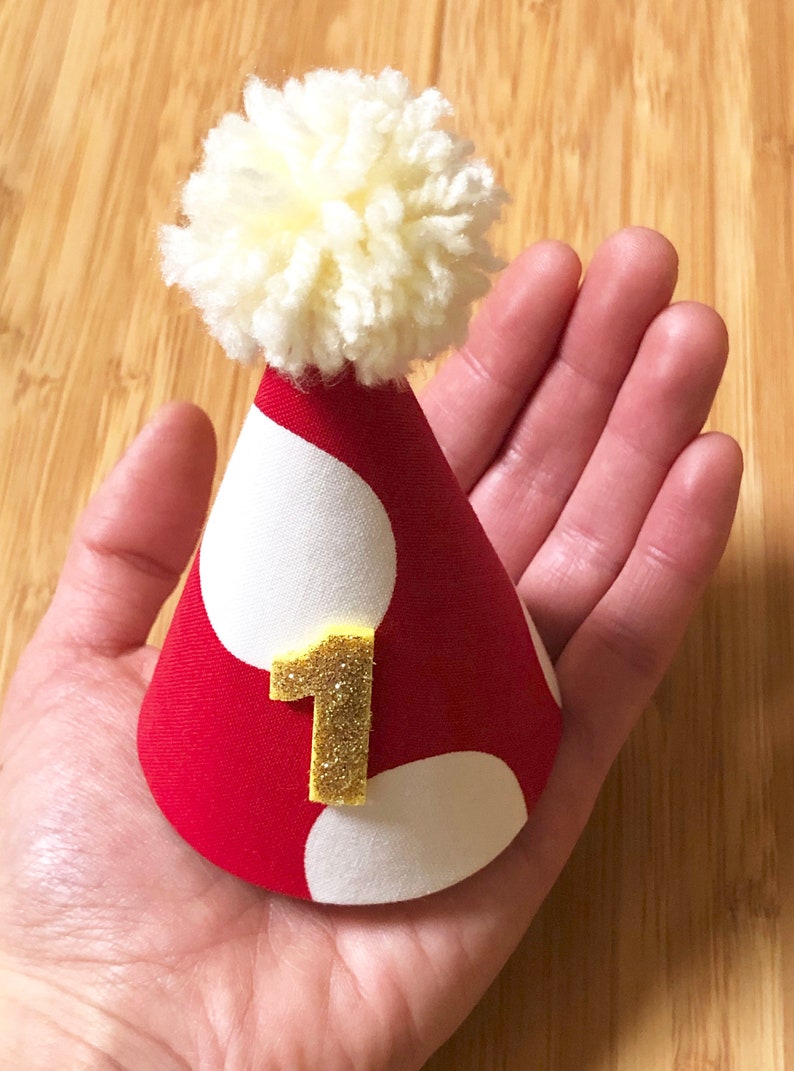 Tiny Hearts First Birthday Hat Pet 